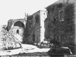 Fiorillo, L., Jerusalem (c.1880 [Before the building of the new complex of the Muristan.]) (Enlarged image size=72Kb)