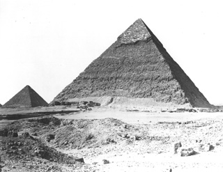 Sebah, J. P., Giza (before 1876
[Gr. Inst. Library A 21a in an album dated 1876.]) (Enlarged image size=34Kb)